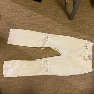 Abercrombie 90s straight ultra high rise jean 0 extra short